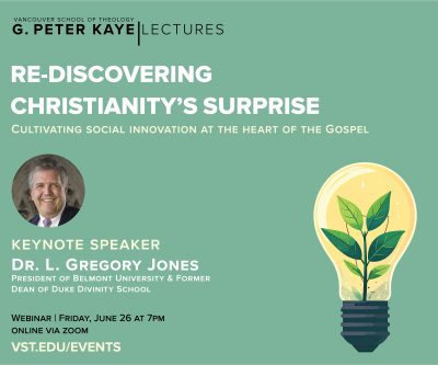 Re-Discovering Christianity’s Surprise: Webinar Image